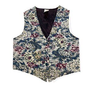 Vintage Avon, Floral Tapestry Vest
